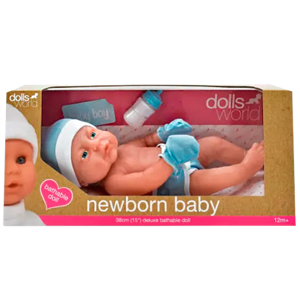 Dolls World Newborn Baby Boy Dukke