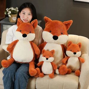 35-90 cm Soft Fluffy Fox Plyslegetøj Sødt dyr Ræv fyldte dukke Piger elsker Kawaii sofa indretningspuder 90CM