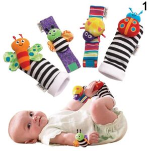 HEET Baby rangle sokker Legetøj 3-6 til 12 måneder Piger Drenge Læringslegetøj 1
