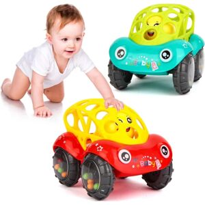 Heyone legetøjsbil til 1-3 år gamle småbørns billegetøj til babyer 3-18 måneder, billegetøj til 1-5 år gamle drenge og piger, gaver til 3-1 årige 2 måneder babyer