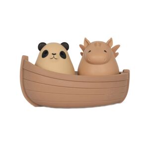 Konges Sløjd Silicone Bath Toys Panda And Unicorn Boat