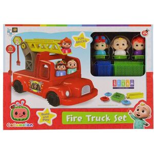 Cocomelon Aktivitetslegetøj - Funbricks Fire Truck Set - Cocomelon - Onesize - Aktivitetslegetøj