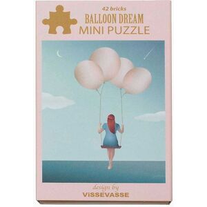 Vissevasse Puslespil - Mini - 10x13 Cm - Balloon Dream - Vissevasse - Onesize - Puslespil