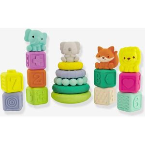 Pack con 20 piezas sensoriales para apilar - INFANTINO multicolor