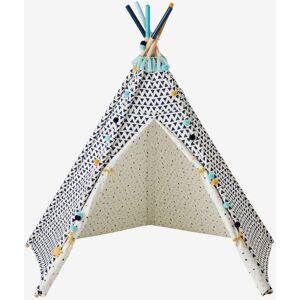 VERTBAUDET Tienda tipi reversible Sioux blanco