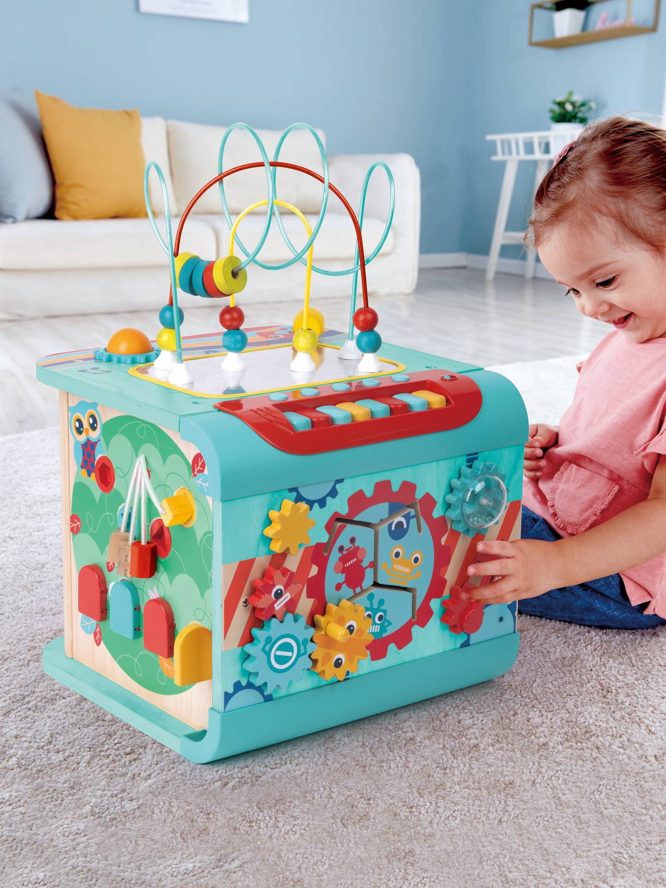 Cubo de actividades «Gigante mágico» - HAPE multicolor