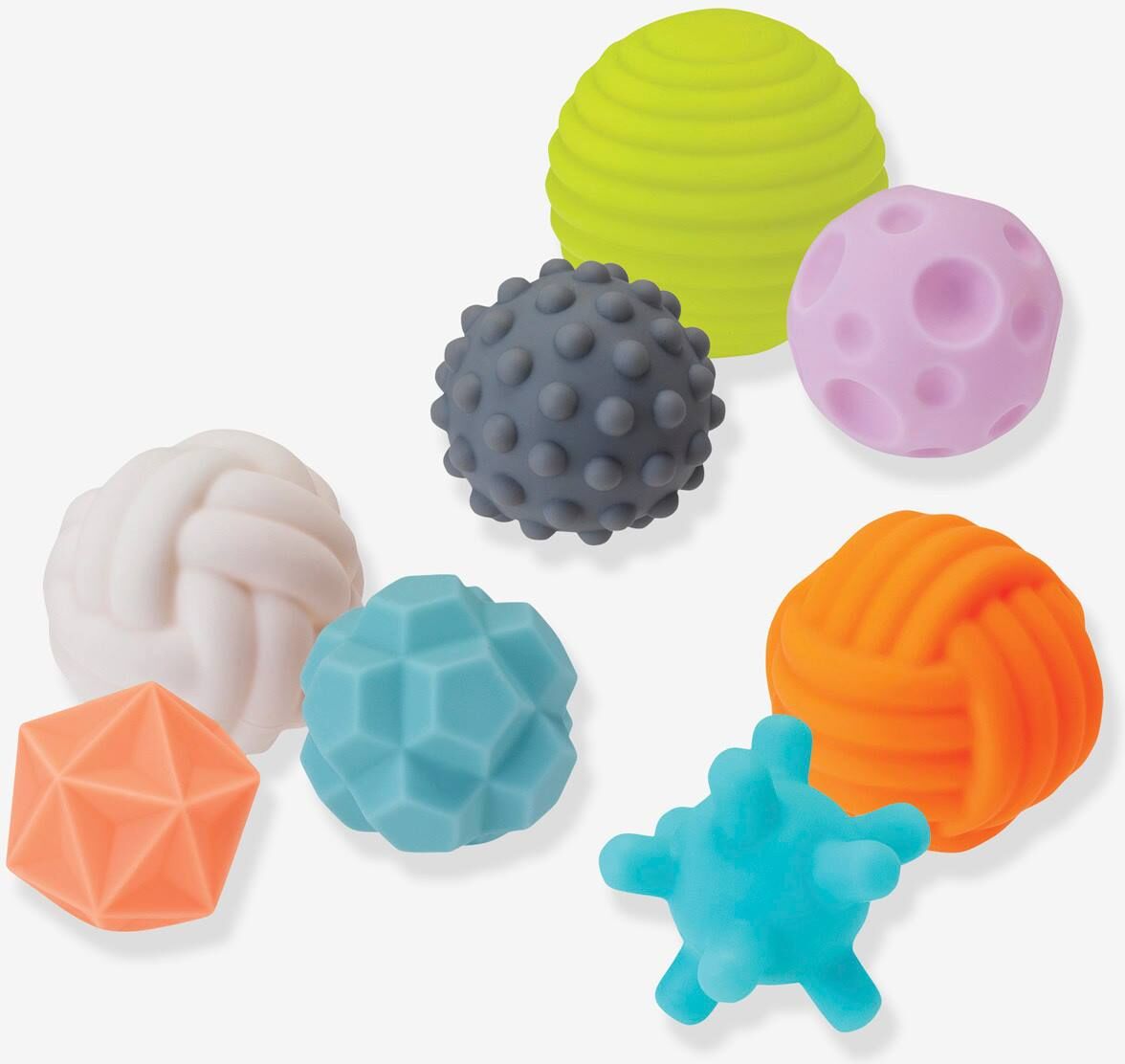 8 pelotas sensoriales - INFANTINO multicolor