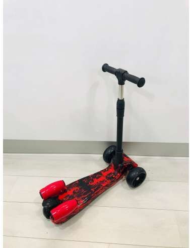 KIKKABOO Scooter Galaxy Smoke Rojo Fuego