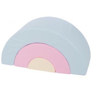 Arc-en-ciel mini - lot de 3 gros blocs rose, bleu, jaune (pastel)