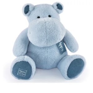 HIPPO peluche - Bleu jean 40 cm