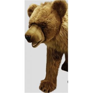 Hansa Peluche Geante Ours Brun 4 pattes 80 cm H et 135 cm L - Publicité