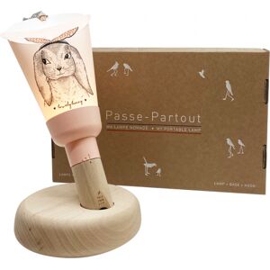 Lampe enfant Lapin So sweet - Rose poudré