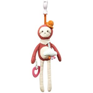 BabyOno Have Fun Pram Hanging Toy with Teether jouet contrasté à suspendre avec anneau de dentition Sloth Leon 1 pcs