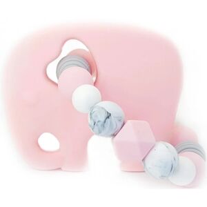 KidPro Teether Elephant Pink jouet de dentition 1 pcs