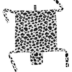 KLRK Home Wild B&W; Leopard doudou plat Gustav 80x46 cm 1 pcs