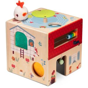 Lilliputiens Wooden Activity Cube Paulette jouet d’activité 12 m+ 1 pcs