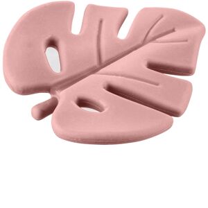 Zopa Silicone Teether Leaf jouet de dentition Old Pink 1 pcs