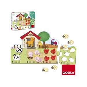 Goula Puzzle Géant Animaux de la Ferme - Publicité