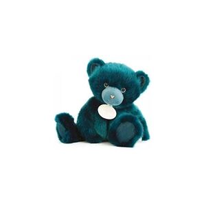 Doudou et Compagnie Ours Collection Bleu paon 30cm - Publicité