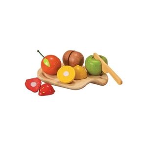 Plan Toys Dinette Assortiment de fruits à découper en bois - Publicité