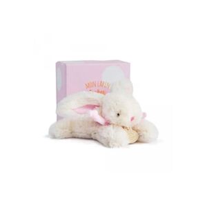 Doudou et Compagnie Peluche lapin bonbon 16 cm rose - - Publicité