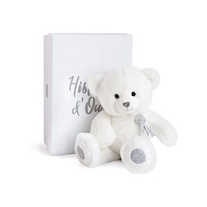 Doudou et Compagnie Ours en peluche Charms 24 cm Blanc - Publicité