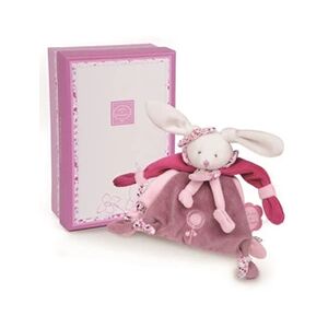 Doudou et Compagnie Attache-sucette velcro - Cerise le lapin 17cm - Publicité