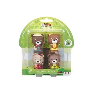 Klorofil Lot de 4 figurines Famille Browny - Publicité