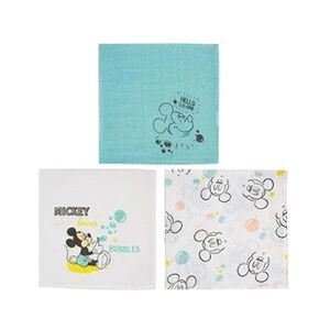 Disney Lot de 3 langes bébé Mickey Little One en coton bio - Publicité