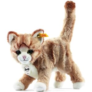 STEIFF Peluche Chat Mizzy debout, blond 25 cm