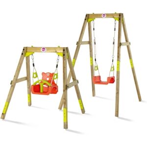 plum® Portique balançoire enfant évolutive 3en1, bois