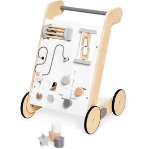 Pinolino Chariot de marche enfant d'activites Tino bois, blanc