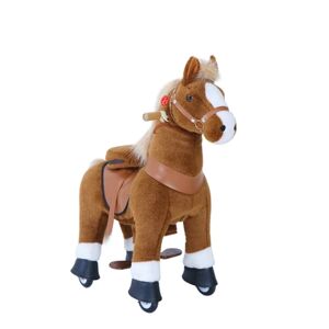 PonyCycle® Cheval à monter enfant brun frein sons, petit