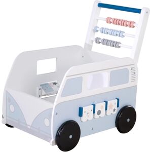 kindsgard Chariot de marche enfant turbus bois bleu