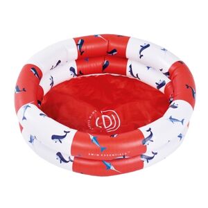 Swim Essentials Piscine enfant gonflable Red-White Whale 60 cm