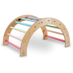 tiSsi® Echelle d'escalade enfant bois pastel multicolore