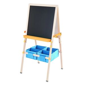 Teamson Kids Tableau enfant pieds magnétique Little Artist, structure bois