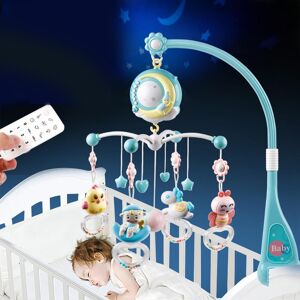 Bébé Hochets Berceau Mobiles Porte-jouets Rotatif Berceau Mobile Lit Boîte à musique Projection Enfant Jouets - Publicité