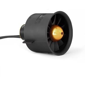 Ventilateur à flux libre V2 de 80 mm avec hélice de 12 pales et moteur inrunner brushless 3658 2150KV en plastique pour