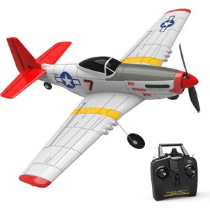 Mini Mustang P-51D V2 761-5 EPP Envergure de 400mm Gyroscope 6 axes Avion RC d'entraînement Aile Fixe RTF Retour