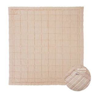 Nattiot Baby Relax Tapis Coton Anna Terracotta Lave par Nattiot - 87 x 100 cm - Tapis d'Eveil