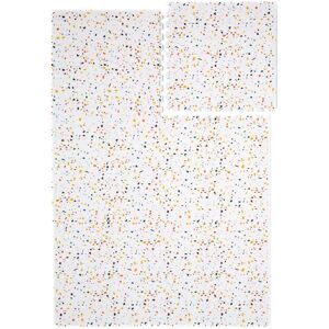 Kidolo Tapis De Jeu Enfant Puzzle Terrazzo Orange par Kidolo - 120 x 180 cm - Tapis Puzzle Mousse Bébé