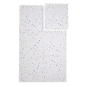 Kidolo Tapis De Jeu Enfant Puzzle Terrazzo Rose par Kidolo - 180 x 240 cm - Tapis Puzzle Mousse Bébé