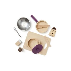 Kids Concept Ensemble ustensiles de cuisine en bois Kid's Hub - Jouets en bois