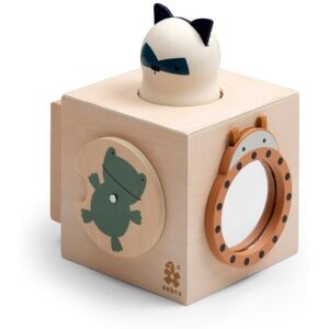 Sebra Cube d'activités en bois Woodland - Jouets en bois