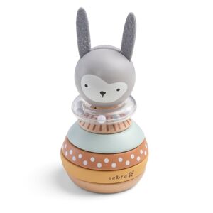 Sebra Jeu à empiler en bois Lapin  - Jouets en bois