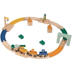 Trixie Circuit de train en bois - Jouets en bois