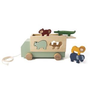 Trixie Camion en bois animaux - Jouets en bois