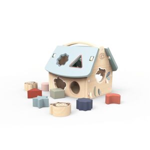 Speedy Monkey Maison des formes 8 blocs - Jouets en bois