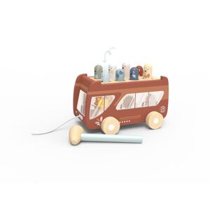 Speedy Monkey Bus en bois Tap Tap - Jouets en bois